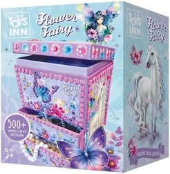 Kreatywna mozaikowa szkatułka na biżuterię FLOWER FAIRY Iris – TOYS INN