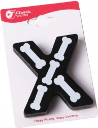 Classic World drewniana litera X