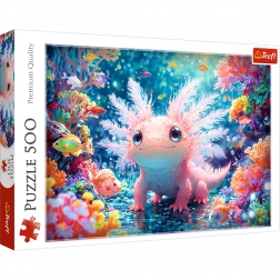 Puzzle 500 elementów – axolotl Trefl
