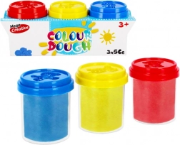 zestaw kolorowych plastelin