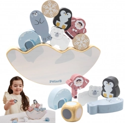 Drewniana gra balansująca PolarB Arktyczne zwierzęta