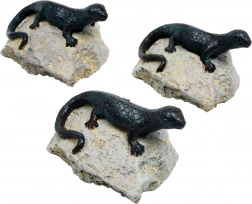 Dekoracja jaszczurki - zestaw 3 szt.