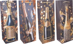 Torebka prezentowa na butelkę M 35 × 12 × 9 cm – całoroczna