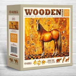 Drewniane puzzle Wiedeński koń 505 elementów