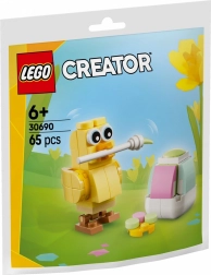Lego Creator malowanie wielkanocnych jajek z pisklęciem