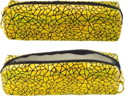 Złoty holograficzny piórnik jednokomorowy