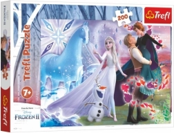 Puzzle 200 elementów – magiczny świat sióstr DISNEY FROZEN Trefl