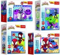 Minipuzzle miniMAXI 20 elementów MARVEL Spidey i jego niesamowici przyjaciele