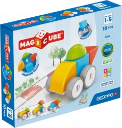 Geomag Magicube auto – magnetyczna klockowa układanka dla najmłodszych (10 elementów)