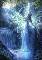 Puzzle Spokojne wodospady 1000 elementów