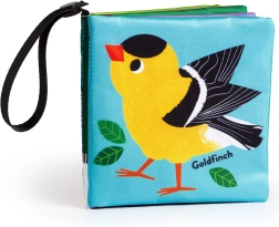 Mudpuppy Materiałowa książeczka do wózka Ptaszek