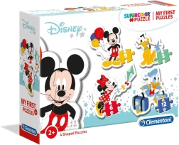 Moje pierwsze puzzle MICKEY MOUSE 4w1 (3, 6, 9, 12 elementów) – CLEMENTONI