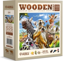 Drewniane Puzzle Wooden City Witaj w Afryce 505 elementów