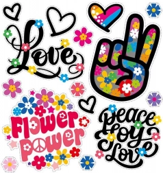 Naszywka termotransferowa Siła Kwiatów mały arkusz