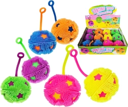 Świecąca piłeczka gwiazdka 6,5 cm