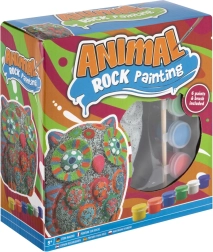 Kreatywny zestaw do malowania kamieni – sowa