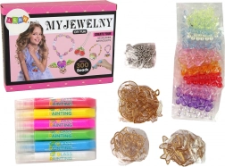 Zestaw DIY do tworzenia biżuterii z markerami i koralikami