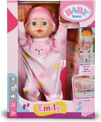 Interaktywna lalka BABY born Emily 43 cm – chodzi i raczkuje
