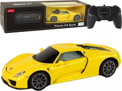 Samochód R/C Porsche 918 zdalnie sterowany żółty 1:24