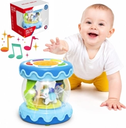 WOOPIE BABY muzyczny bębenek z projektorem 3 w 1
