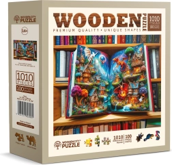 Drewniane puzzle Magiczne baśnie 1010 elementów WOODEN CITY