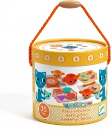 DJECO Zestaw do herbaty Głodne kotki