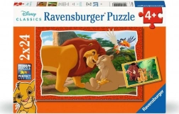 Puzzle Disney Król Lew 2x24 elementy