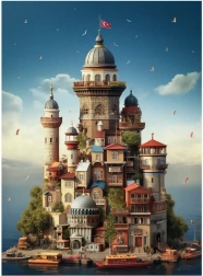 Puzzle Anatolian Wieża Dziewicy 1000 elementów