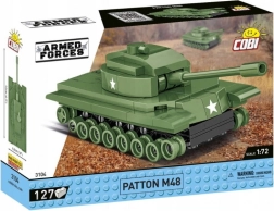 Klocki konstrukcyjne COBI M48 PATTON – 127 elementów