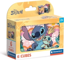 Zestaw sześciennych klocków DISNEY STITCH – 6 elementów od Clementoni