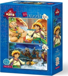 Puzzle Aladyn i cudowna lampa 2×100 elementów