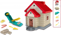 Piasek kinetyczny – zestaw konstrukcyjny z cegiełkami Dom 750 g