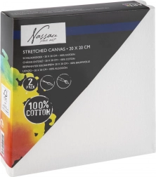 Płótna malarskie 20 × 20 cm z bawełny