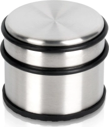 Nierdzewny stoper do drzwi, srebrny 9,5 cm