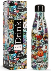 Termobutelka Urban z motywem graffiti