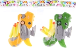 Dziecięcy pistolet dinozaur na piankowe naboje