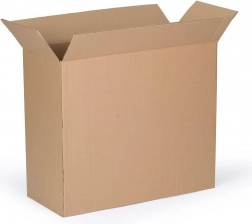 Kartonowe pudełko klapowe 700 × 300 × 1220 mm, pięciowarstwowe