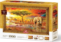 Art Puzzle puzzle z ramą i klejem 3w1 1000 elementów – Królowie