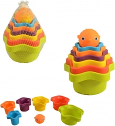 Kolorowa piramida dla dzieci 14x12x12 cm