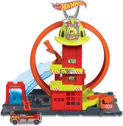 Hot Wheels City super remiza strażacka z pętlą