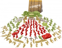 Zestaw figurek Żołnierze 105 szt.