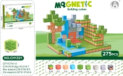 Magnetyczne klocki 3D – zestaw 275 elementów