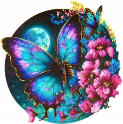 Drewniane puzzle Motyl – 300 elementów
