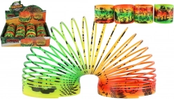 Plastowa sprężynka z motywem dinozaurów 7,5 cm