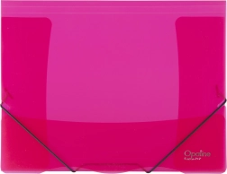 Teczka z gumką Opaline czerwona A4