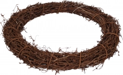 Dekoracyjny wieniec rattanowy 35 cm