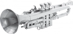Metal Earth 3D metalowa układanka trąbka