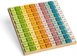 Bigjigs Toys drewniany zasobnik liczbowy 1–100 FSC