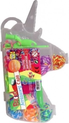 Zestaw kolorowych gumek Loom 380 sztuk