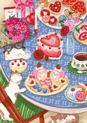 Puzzle Kocia uczta 1000 elementów MAGNOLIA